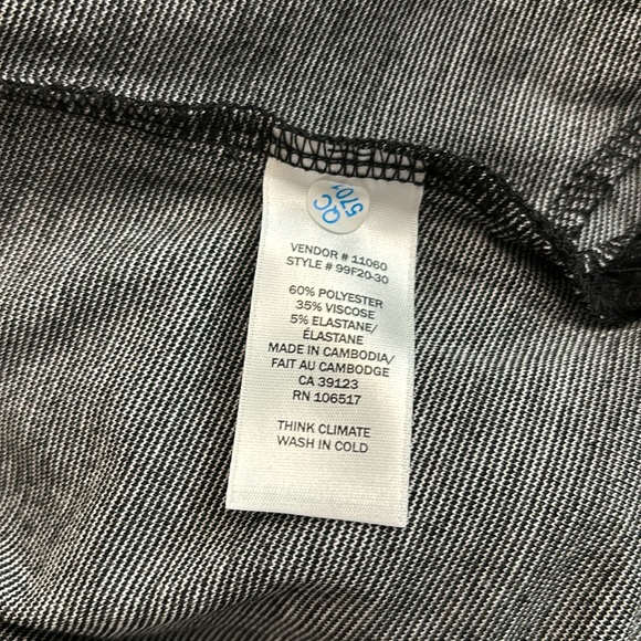 Northern reflections women’s long sleeve black/white plaid cardigan size large - Picture 6 of 6